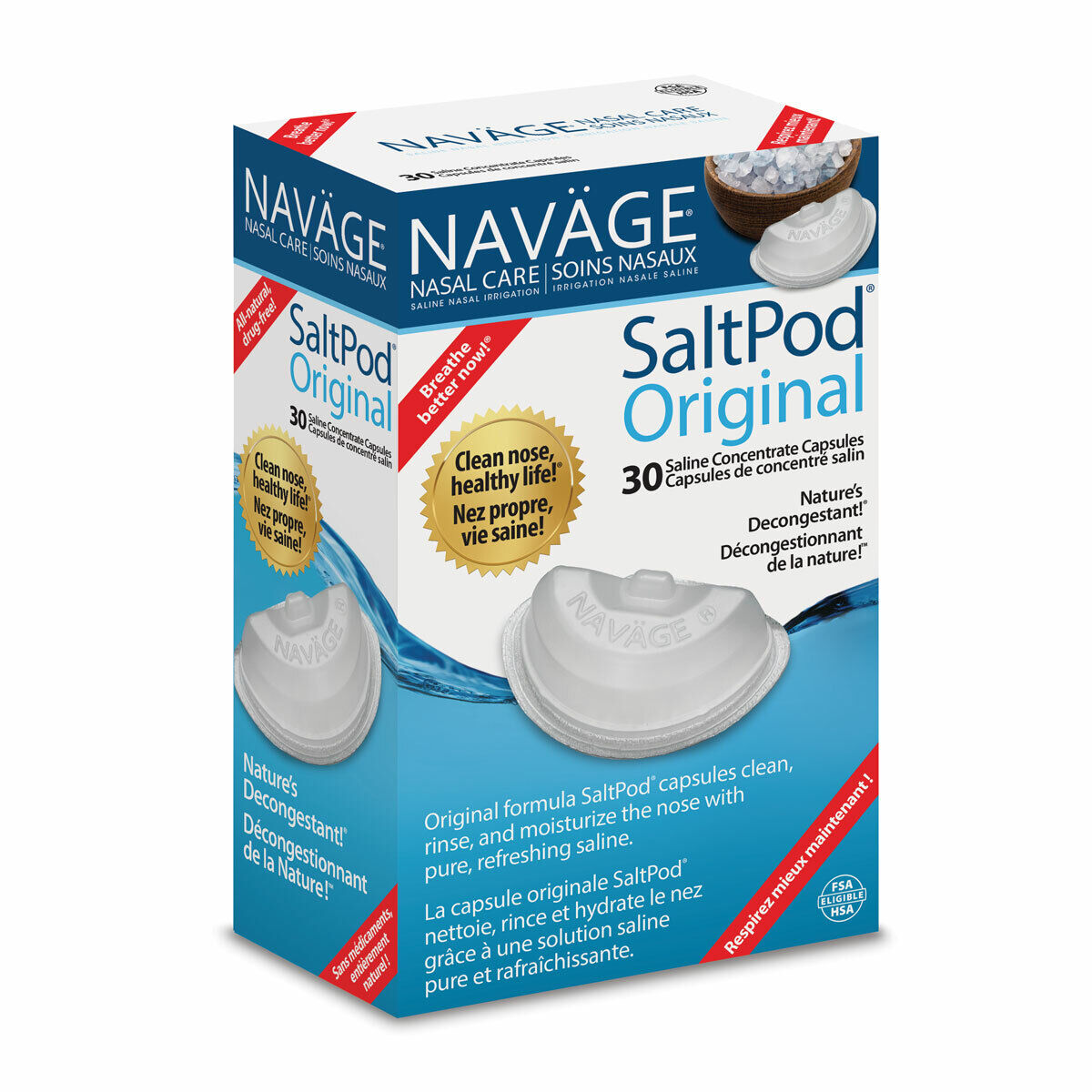 NAVAGE ORIGINAL SALTPOD 30-PACK (30 SaltPods)  Navage RSI14