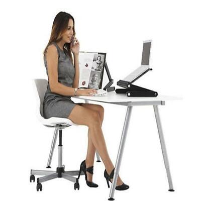 360°Folding Adjustable Laptop Notebook Desk Table Stand Bed Tray W/Mouse Tray Unbranded Does not apply - фотография #7