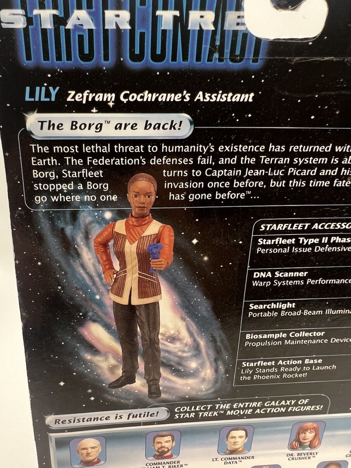 Star Trek First Contact Lily Action Figure Playmates 1996 NEW IN BOX Playmates Toys n/a - фотография #19