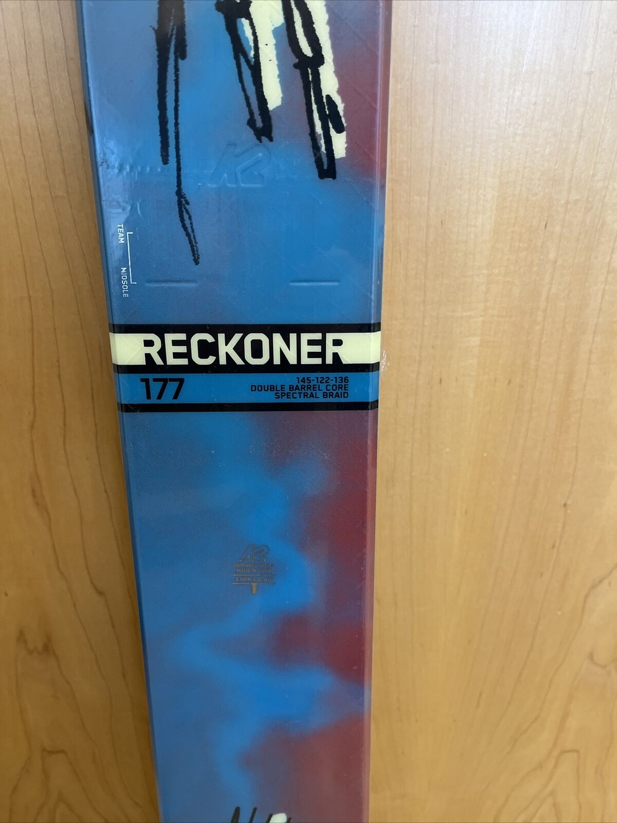K2 Reckoner 122 177cm Skis 2022, Brand New, Still In Factory Plastic! K2 S210302301177 - фотография #5