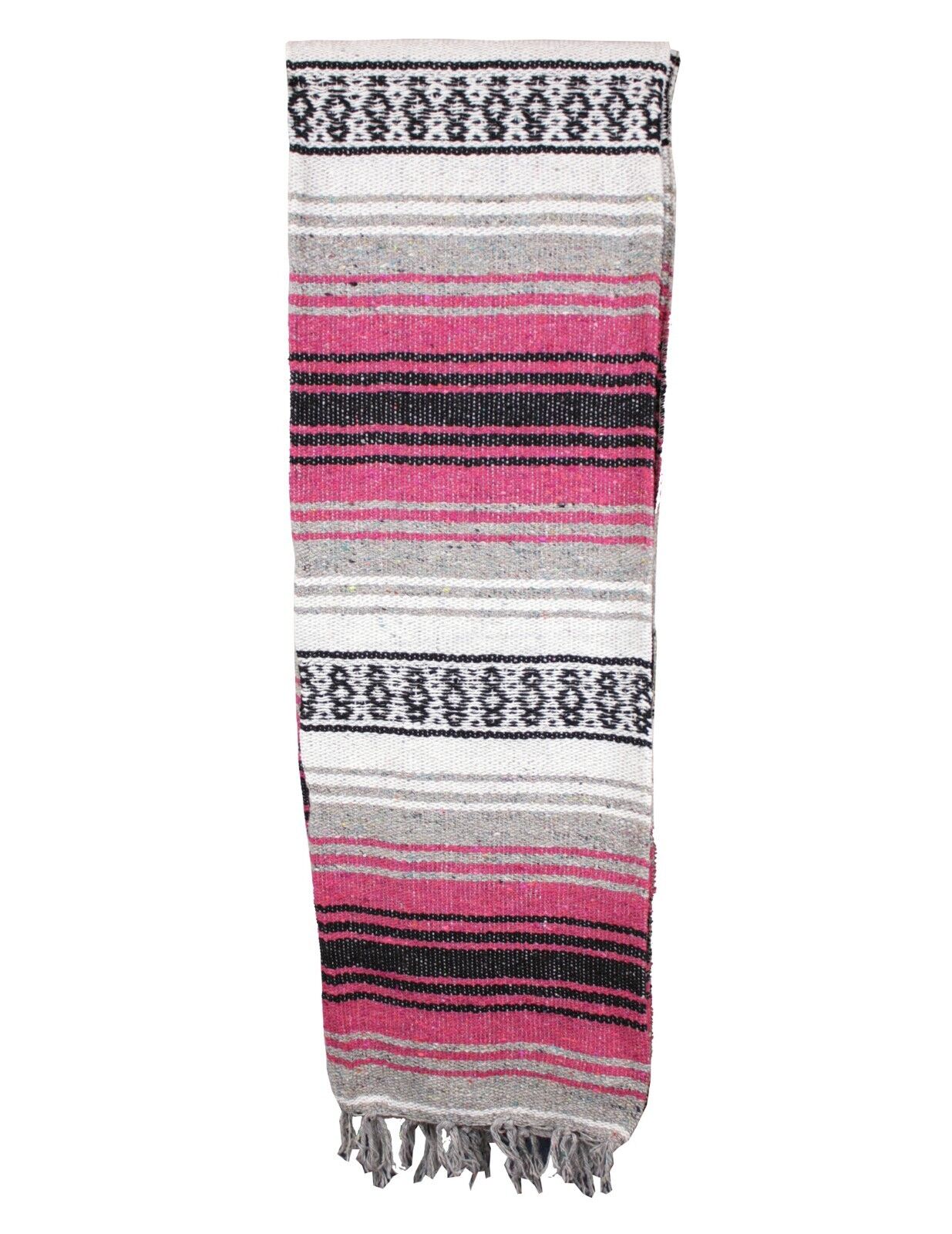 Two (2) Falsa Blankets - Authentic Mexican 74” x 50” Random colors Без бренда - фотография #5