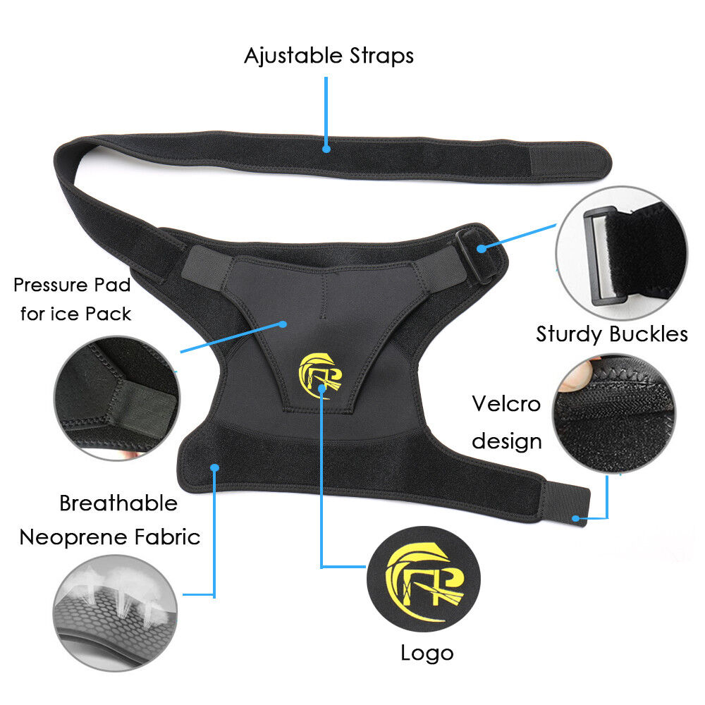 Left/Right Shoulder Brace Rotator Cuff Support Relief Pain Adjustable Belt US CFR Does Not Apply - фотография #10
