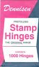DENNISEN Prefolded Stamp HINGES Pack of 1000 Dennisen by Unitrade ACC-U443T