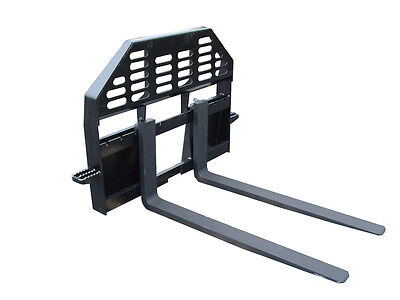 New Heavy Duty Pallet Forks for Skid Steer Fits Universal Couplers Skid Steer AIM Attachments Does Not Apply
