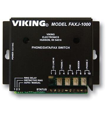 Viking FAXJ-1000 FaxJack Phone/Data/Fax System Stored Caller ID Information Viking Electronics FAXJ1000