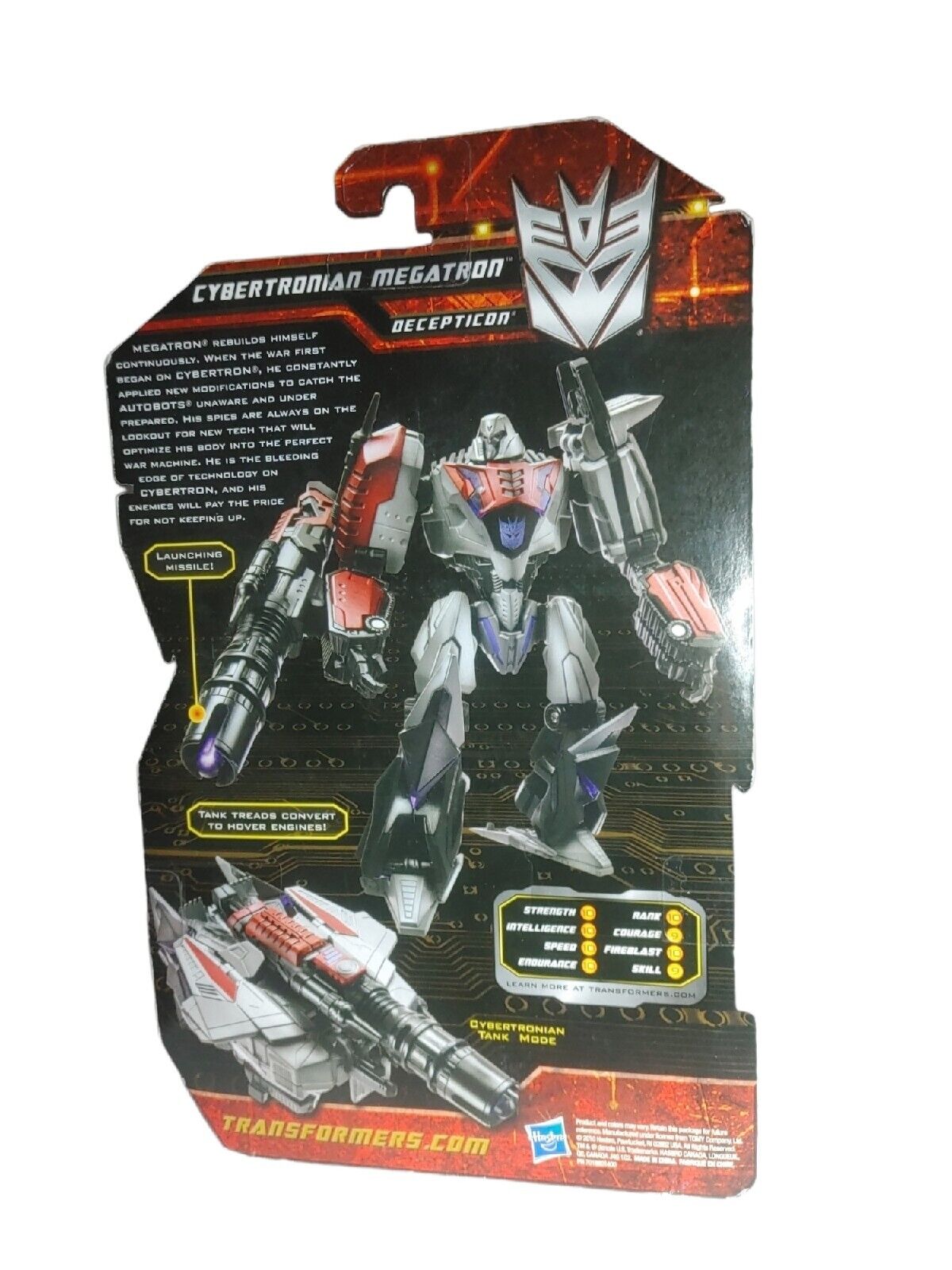Transformers Generations  Cybertronian Megatron DECEPTICON War NOC Hasbro - фотография #4