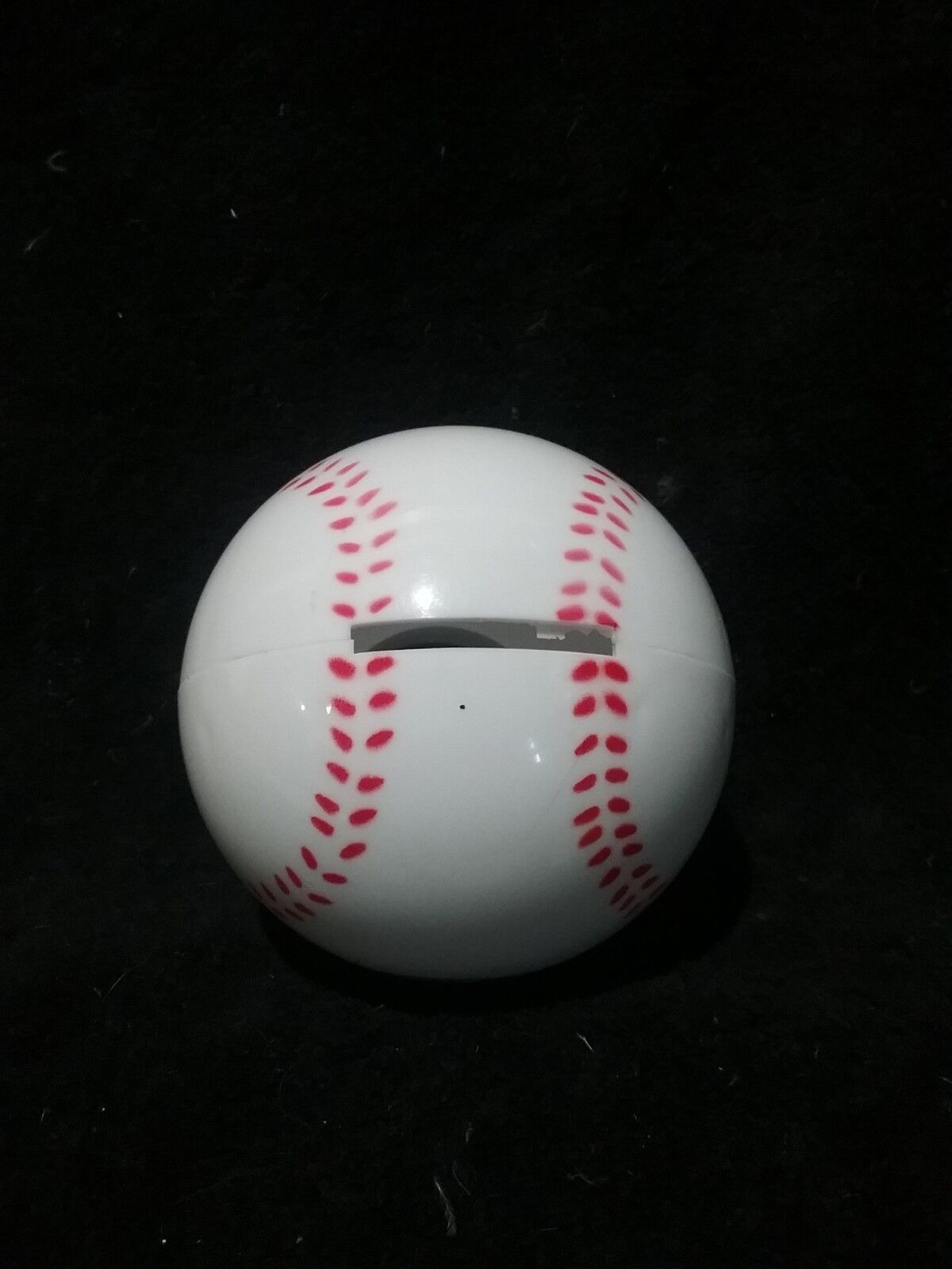 Rockford Peaches Coin Bank. Baseball shaped. 75th Anniversary. Plastic Без бренда - фотография #5