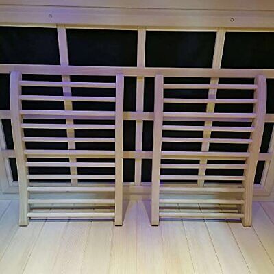 Xmatch Sauna Backrest Infrared Natural Wooden Hemlock S-Shape Support 17(W Xmatch - фотография #5