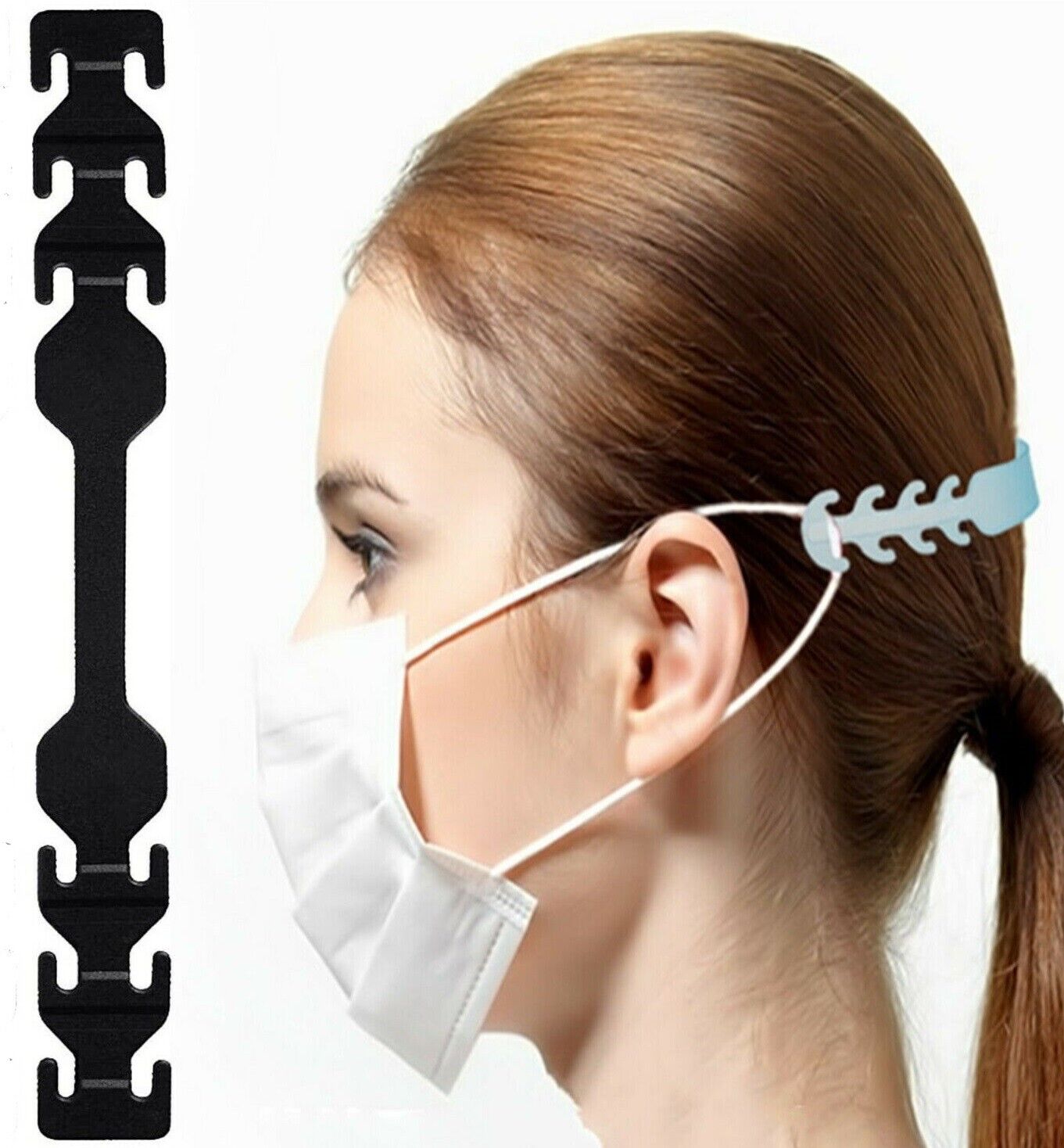 21PC Adjustable Mask Lanyard Face Mask Extender Ear Savers for Mask Strap Holder Unbranded Does Not Apply - фотография #9