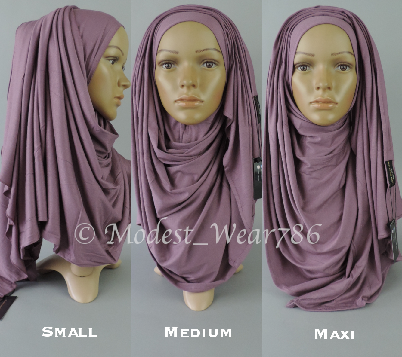 Premium Cotton Jersey Size Small / Medium / Maxi Hijab Scarf Muslim Headwear Sunnah Outfitters