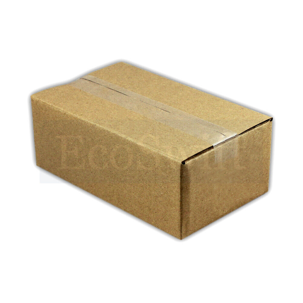 100 8x6x4 EcoSwift Cardboard Packing Moving Shipping Boxes Corrugated Box Carton Sparco SPR70000 - фотография #2