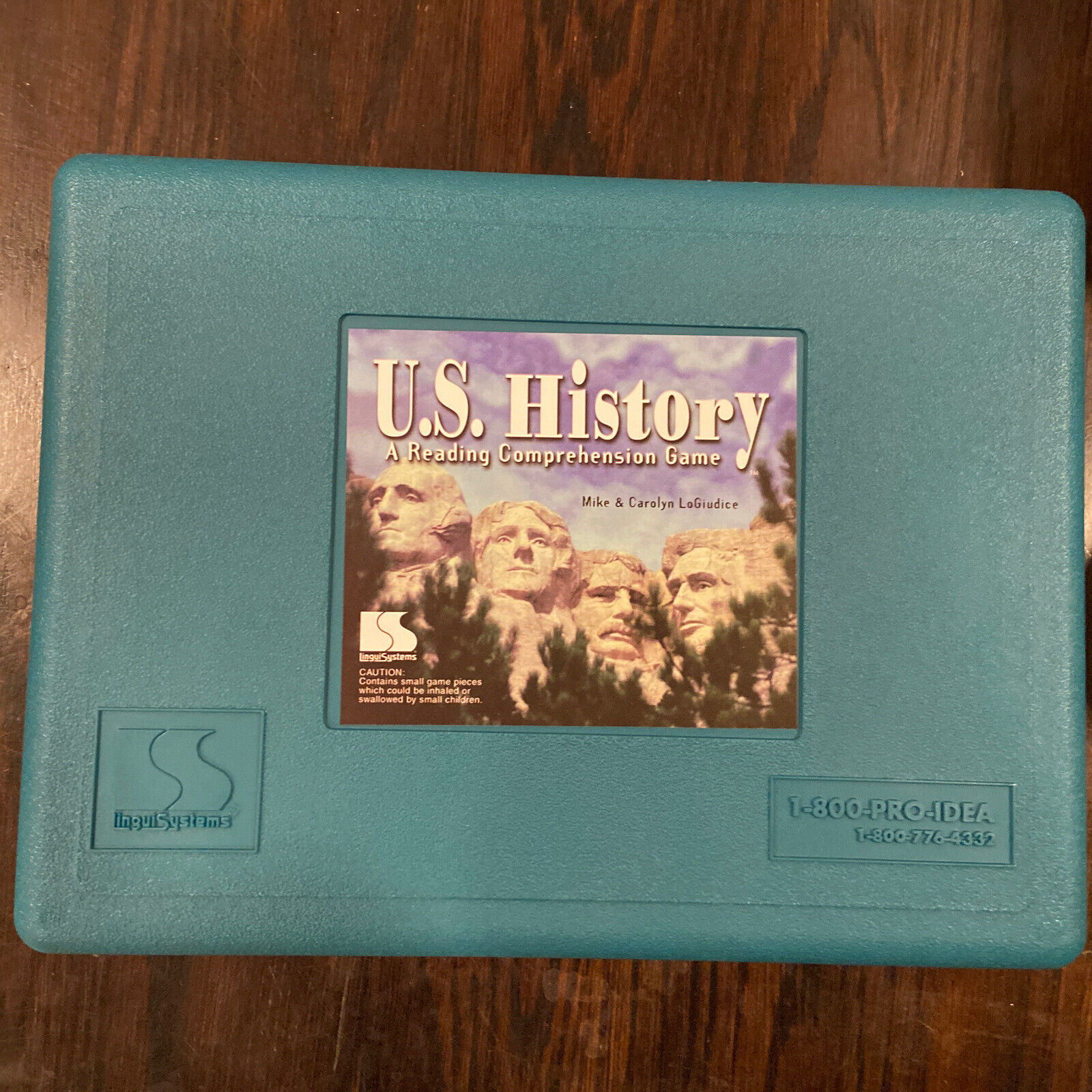 U.S. History A Reading Comprehensive Board Game Mike & Carolyn LoGiudice LinguiS LinguiSystem N29-9