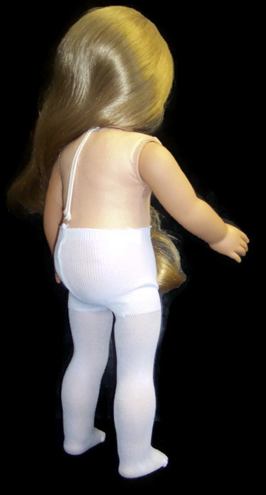 White Tights made for 18" American Girl Doll Clothes Accessories Dori's Doll Boutique 171w - фотография #3