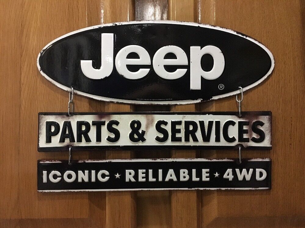 Jeep Sign Parts Service Garage Truck Car Vintage Style Gas Oil Bar Pub Lift Kit Без бренда