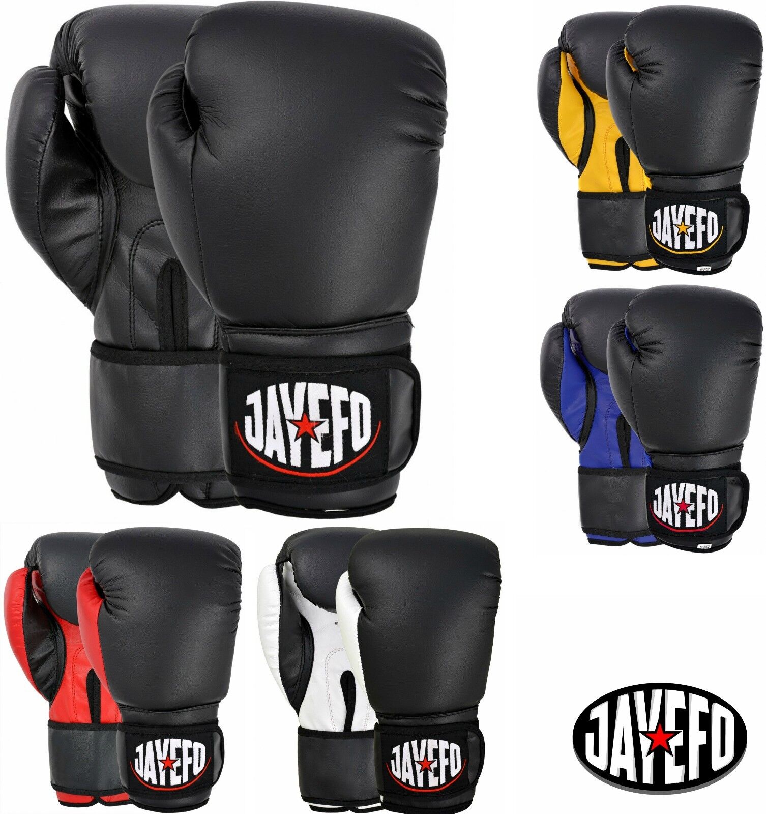 JAYEFO ® BEGINNERS LEATHER BOXING MMA MUAY THAI KICK BOXING SPARRING GLOVES MMA jayefo Does Not Apply