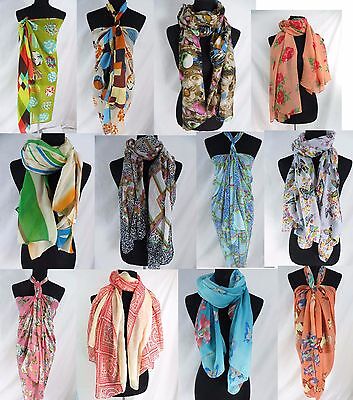 lot of 10 wholesale pareo dress sarong retro boho fashion scarves Unbranded - фотография #3