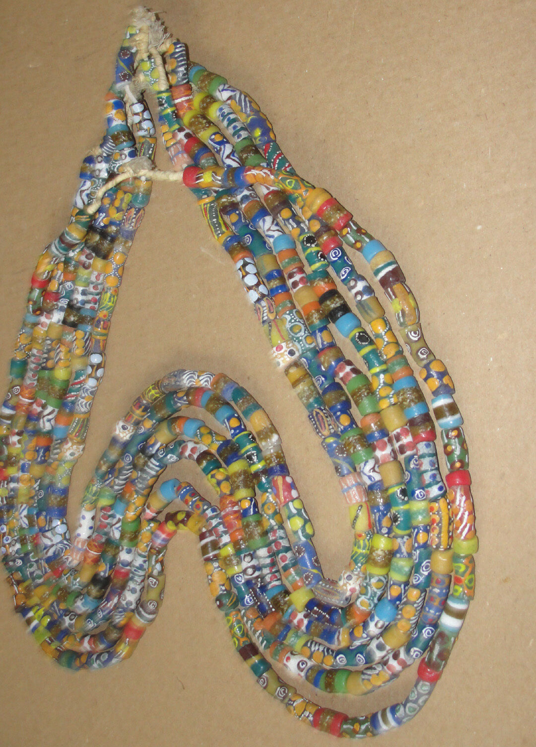 Ashanti Africa Necklace Trade Beads African Asanti Bead Strands Art Ghana Без бренда - фотография #12