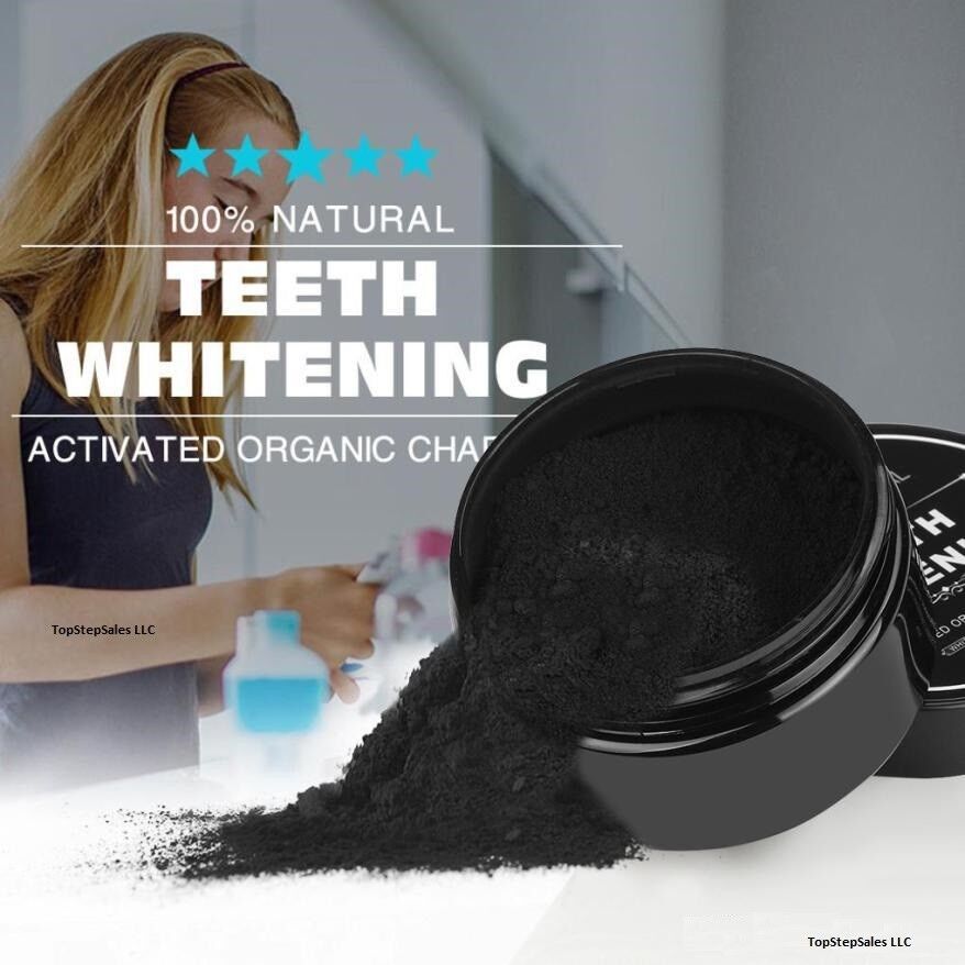 Natural Whitening Tooth Gum Powder Coconut Activate Charcoal Toothpaste VALUE TopStepSales LLC - фотография #2