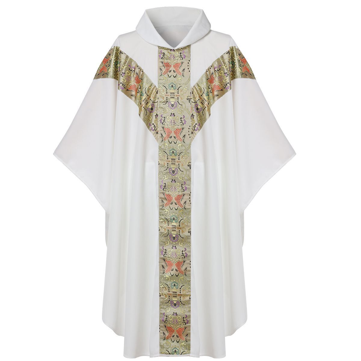 Church Clergy Vestments Catholic Priest Chasuble Cope J032 Robe with stole Blessume - фотография #2
