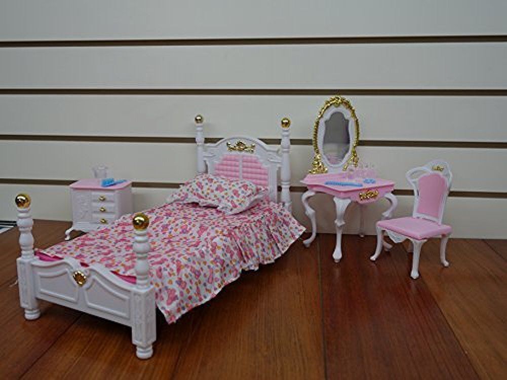 My Fancy Life Barbie Size Dollhouse Furniture Bed Room & Beauty Play Set  My Fancy Life 2319 - фотография #2