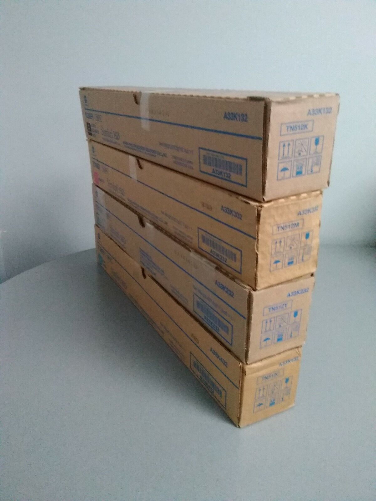 Konica Minolta TN512 Set Y,M,C,K Standard Yield Toner Cartridge BizHub C454,  Konica Minolta A33K132 , A33K232 , A33K332 , A33K432, tn512, TN-512 - фотография #3