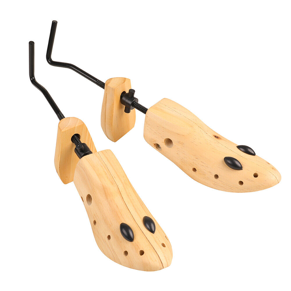 Unisex Women Men Wooden Adjust 2-Way Shoe Trees Stretcher Expander US Size 4-12 Unbranded Does Not Apply - фотография #11