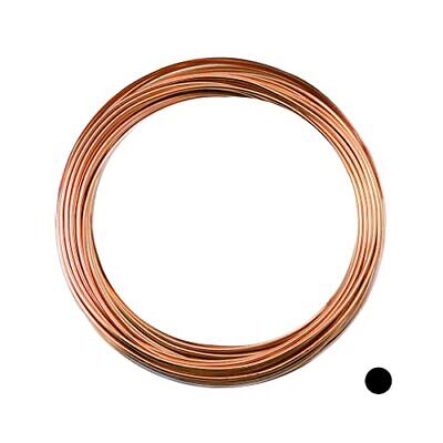 10 Gauge, 99.9% Pure Copper Wire (Round) Dead Soft CDA #110 Made in USA - 5FT... Craft Wire