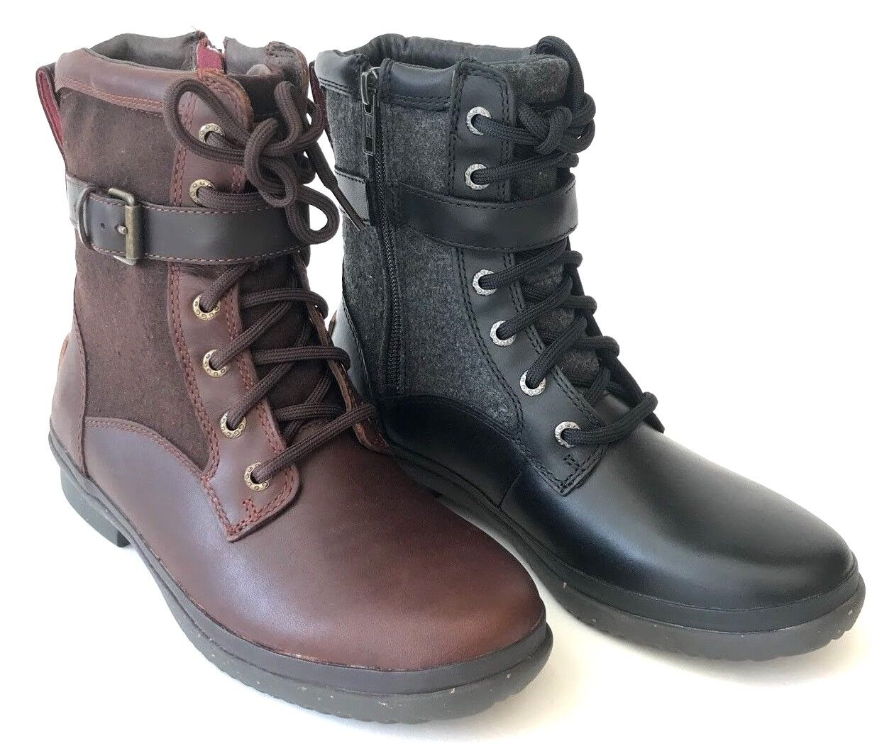 Ugg Kesey Womens Boot Waterproof Full-Grain Leather Wool-Blend Black or Chestnut UGG Australia Kesey - фотография #12
