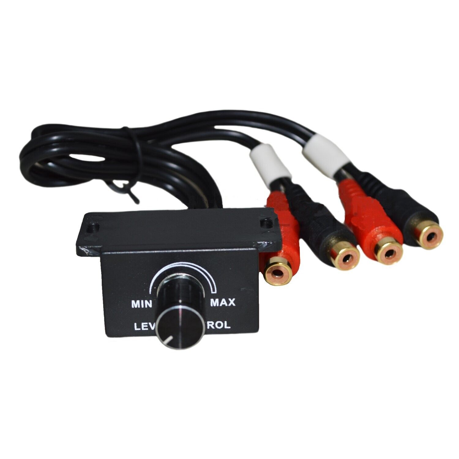 Universal Car Bass Amplifier Remote Level Control Knob Stereo RCA Input & Output The Wires Zone BLC-3