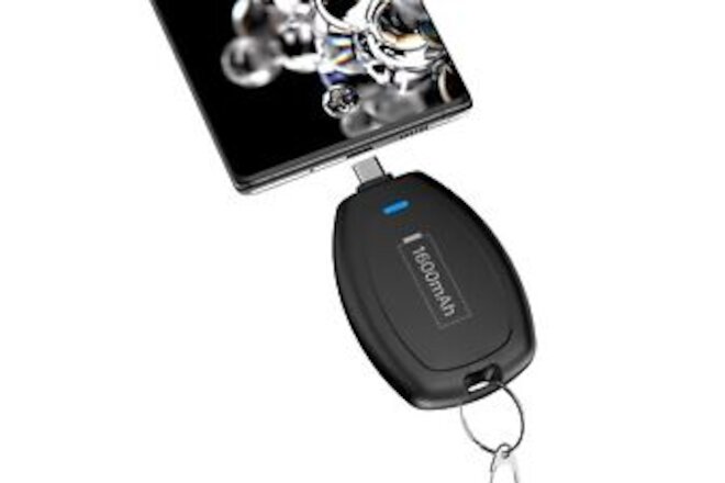 Keychain Portable Charger for Android, Mini Power Emergency Pod Ultra-Compact...