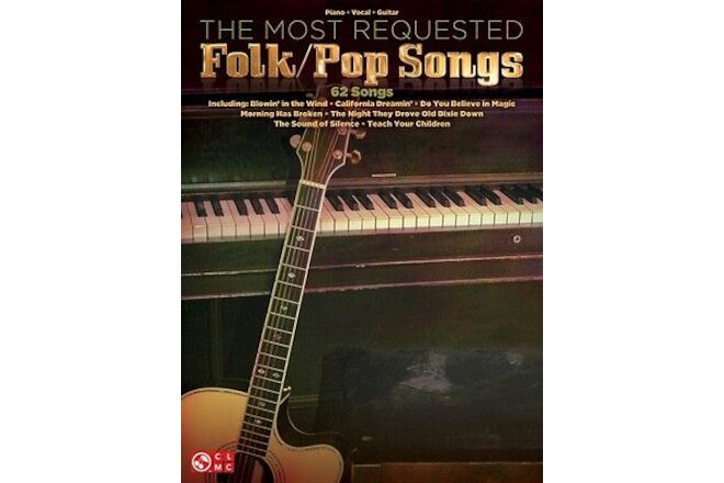 The Most Requested Folk Pop Songs Sheet Music Piano Vocal Guitar Book 000110225