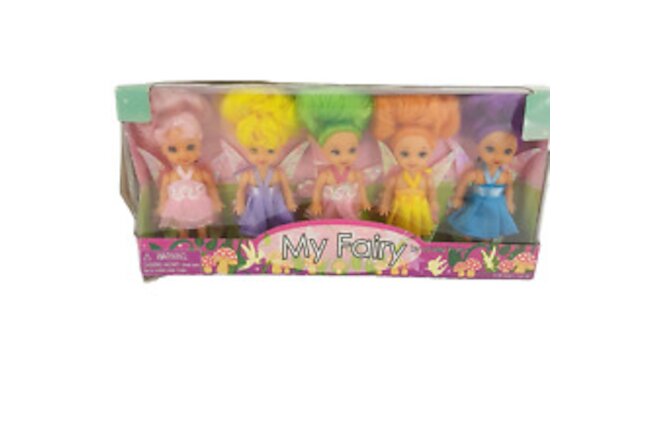 5 Lovely Patsy Kid Dolls 4.5" Fairytale Angel Wings Creativity Imagination