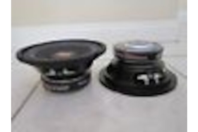 NEW (2) 8" Woofer Speakers.Replacement.8 ohm.eight inch drivers.Subwoofer Pair