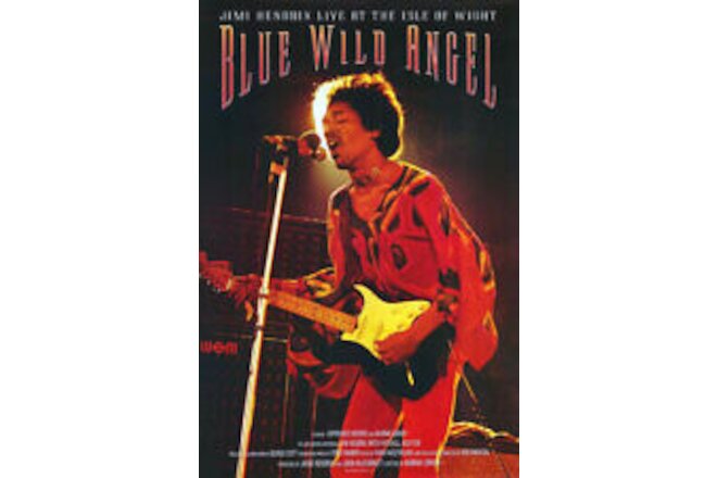 Jimi Hendrix - Blue Wild Angel (2002) Movie Poster, Original, SS, Unused, Rolled
