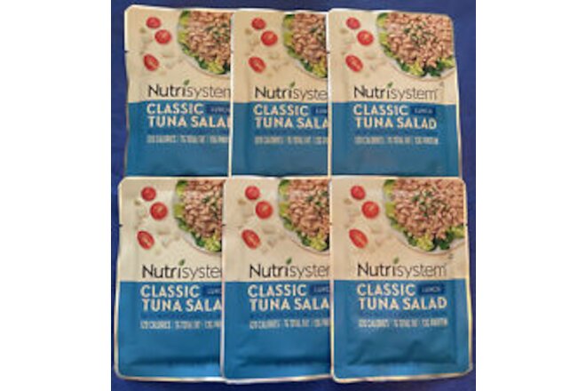 💕 6 FRESH Nutrisystem LUNCH DINNER Classic Tuna Salad - Best By: May 2025