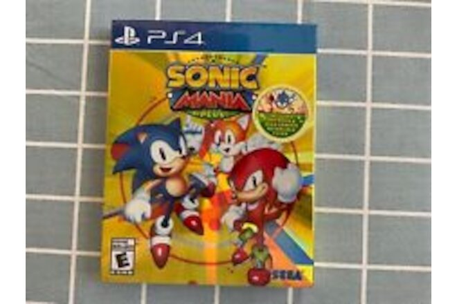 Sonic Mania Plus (Sony PlayStation 4) Brand New Sealed USA ESRB With Art Book