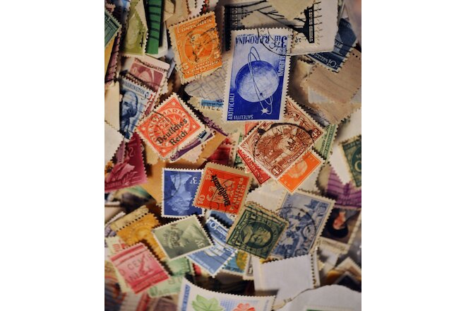 COLLECTION GREAT MIX LOTS OF 100 STOCK OF WORLD WIDE POSTAGE STAMPS