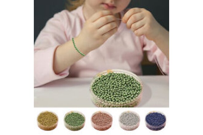 Glass rice beads handmade diy beading make spacer bead necklace accessories