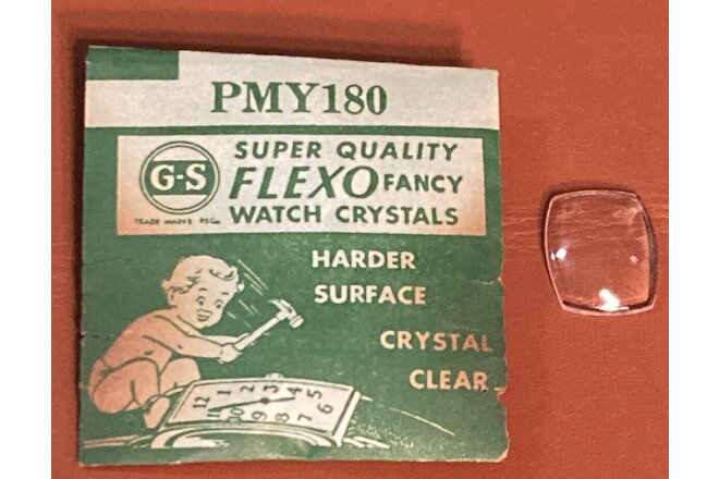 Vintage Flexo Watch Crystals Germanow Simon Mach PMY180 253