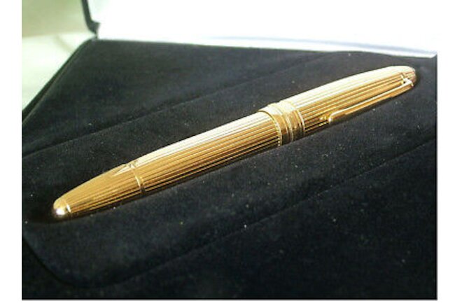 MONTBLANC 18k SOLID GOLD 149 DIPLOMAT FOUNTAIN PEN NEW IN BOX