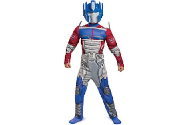 Optimus Prime Costume, Muscle Transformer Costumes for Boys, Padded Character Ju