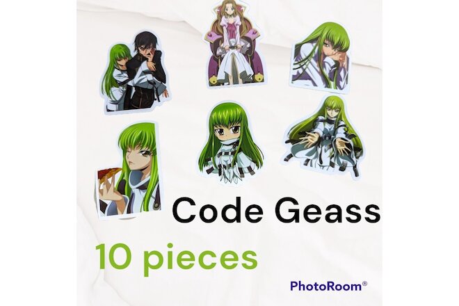 New 10 piece Code Geass Anime Stickers
