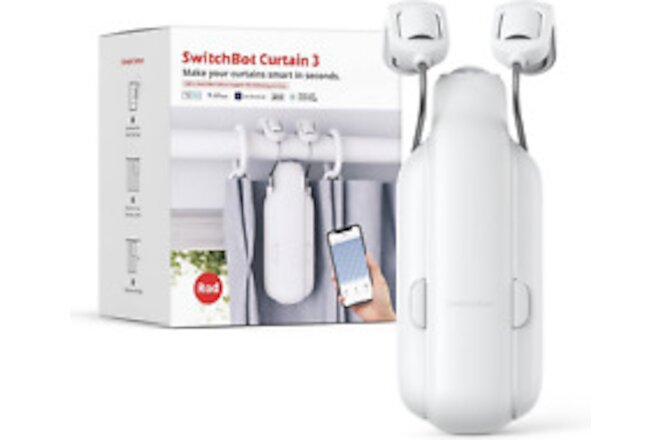 Automatic Curtain Opener - Bluetooth Remote Control Smart Curtain with App/Timer