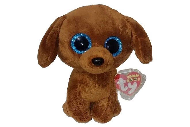 Ty Beanie Boos - DOUGIE the Dachshund Dog (6 Inch) NEW - MINT with MINT TAGS