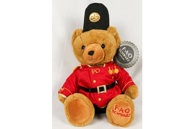 NWT 15” Sitting FAO Schwarz 2020 New York City NYC Teddy Bear Soldier Uniform