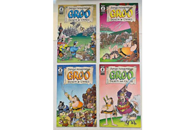 Groo Death and Taxes Complete 1 2 3 4 Sergio Aragones Dark Horse NEW UNREAD NM+
