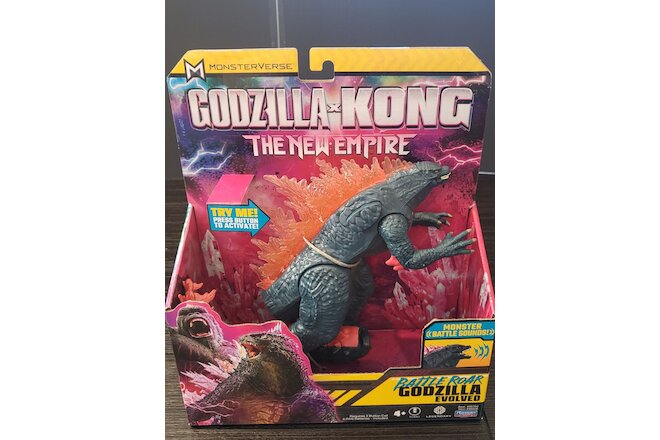 Godzilla x Kong: The New Empire- Battle Roar GODZILLA Evolved Action Figure- New