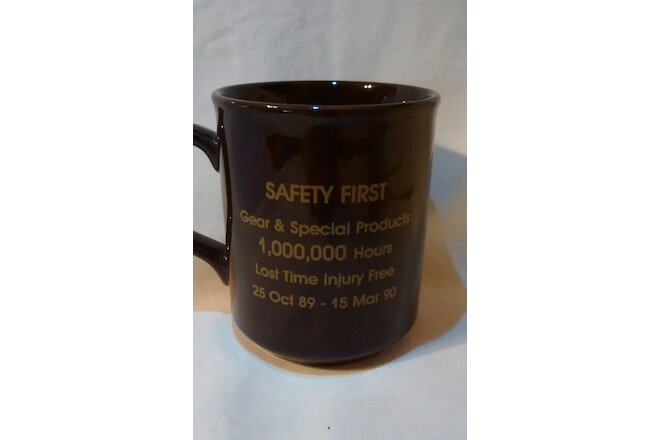 John Deere Employee's Safety Award. Coffee Cup Limited Production Item1989-1990