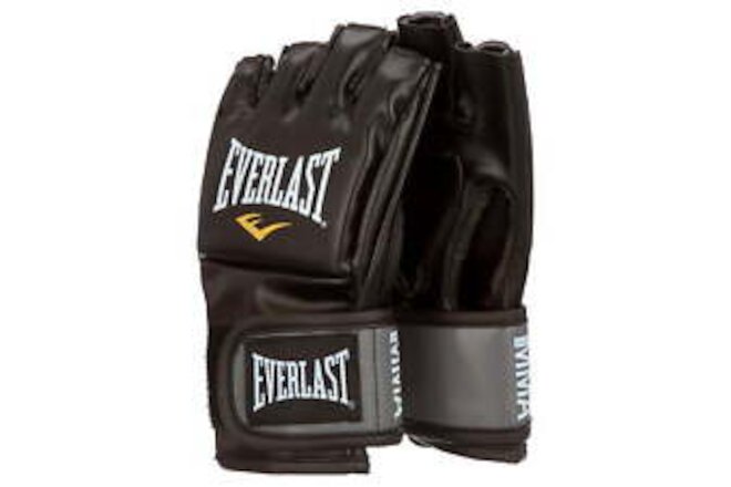 Pro Style Grappling Boxing Gloves, Small and Medium, Black
