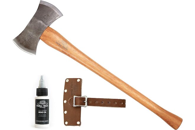 Double Bit Axe, Felling Axe for Felling Trees and Cutting Wood with Two Blades